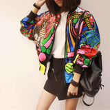 New Queen Embroidery Bomber Jacket