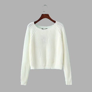 Casual Crop Sweater