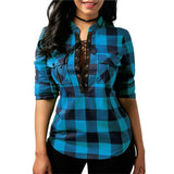Long Sleeve Plaid Shirt