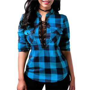 Long Sleeve Plaid Shirt