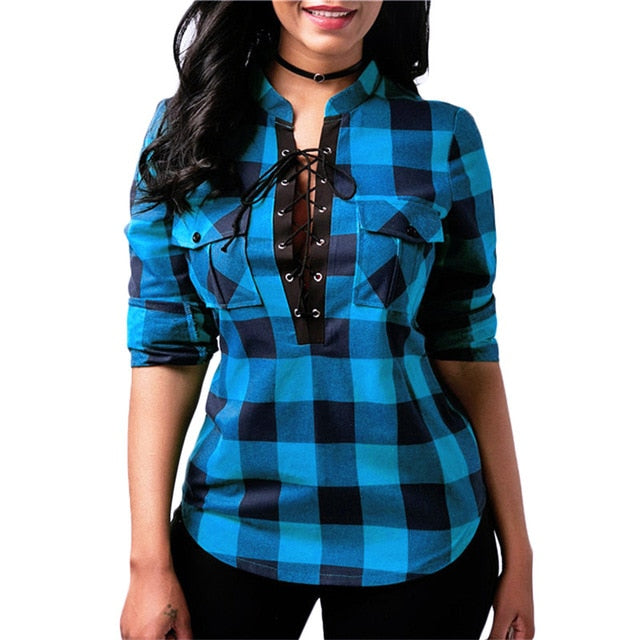 Long Sleeve Plaid Shirt