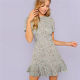Multicolor Allover Dress