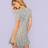 Multicolor Allover Dress