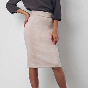 Vintage Suede Skirt