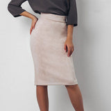 Vintage Suede Skirt