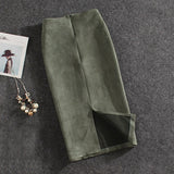 Vintage Suede Skirt