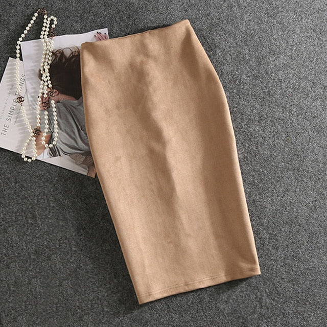 Vintage Suede Skirt