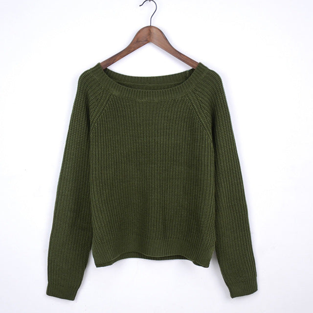 Casual Crop Sweater