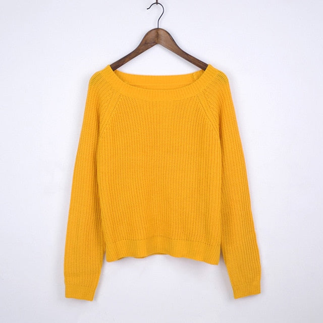 Casual Crop Sweater