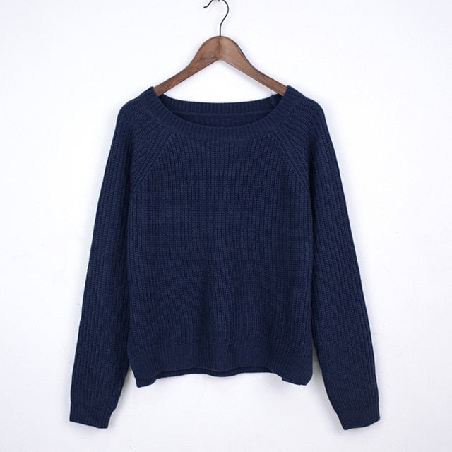 Casual Crop Sweater