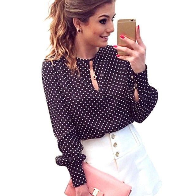 Chiffon Long Sleeve Shirt