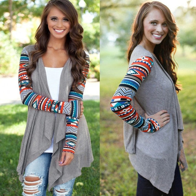 Aztec Printed Cardigan