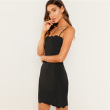 Scalloped Cami Dress