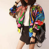 New Queen Embroidery Bomber Jacket