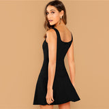 Black Flare Dress