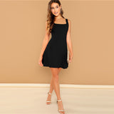 Black Flare Dress