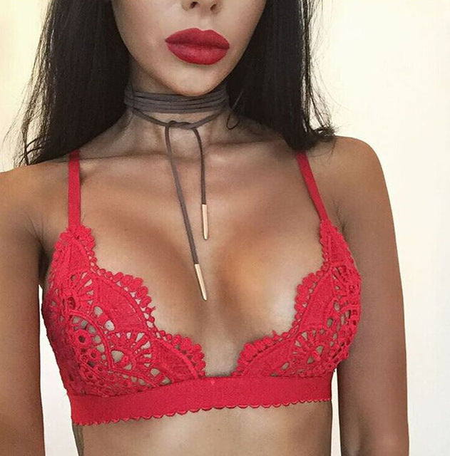 Lace Floral Bralet Bra