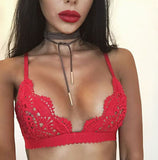 Lace Floral Bralet Bra