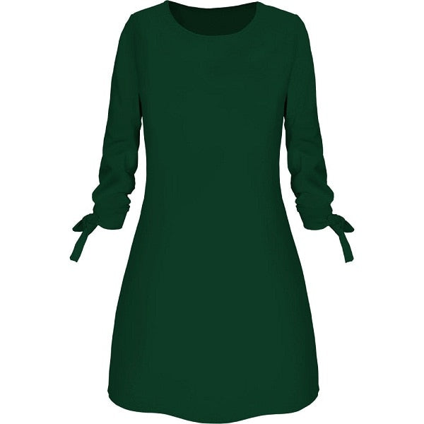 Solid Color Dress