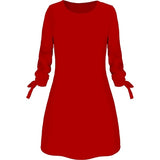 Solid Color Dress