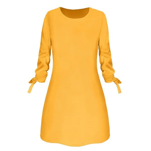Solid Color Dress