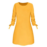 Solid Color Dress